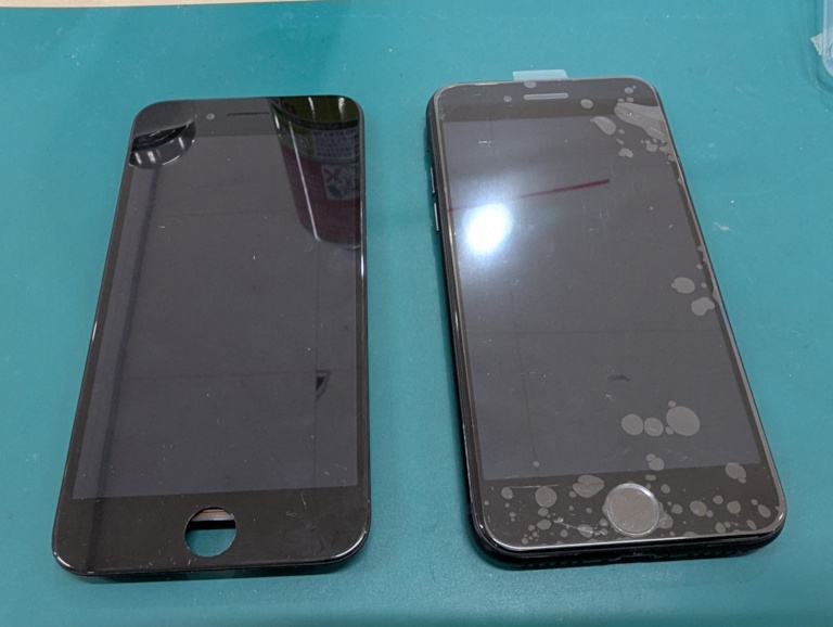 iPhone SE2（アイフォンエスイーツー）┃液晶画面交換を実施！スマホ修理工房富山グリーンモール山室店